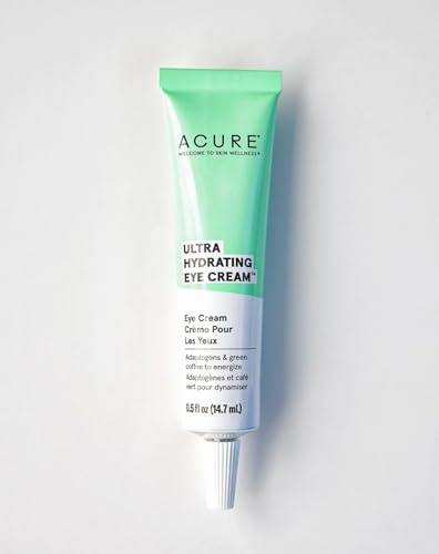 ACURE Ultra Hydrating Eye Cream - Reduces Puffiness & Brightens Dark Circles - Vegan - 0.5 Fl Oz