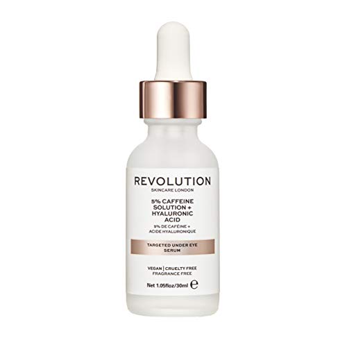 Revolution Skincare Eye Serum - 5% Caffeine, Reduces Blemishes, Vegan, 250ml