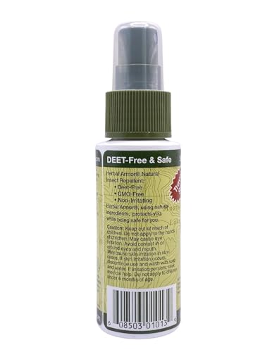 Herbal Armor Insect Repellent - Natural Protection, Non-Toxic Formula - 2 oz Spray, Pack of 3