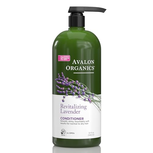 Avalon Organics Lavender Conditioner - Revitalizes Hair, EWG Verified, Cruelty-Free - 32oz