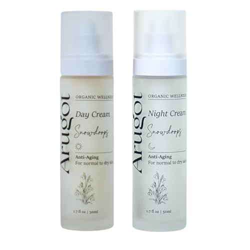 Arugot Snowdrops Moisturizer Bundle - Revitalizing & Collagen Boosting - 50ml Each