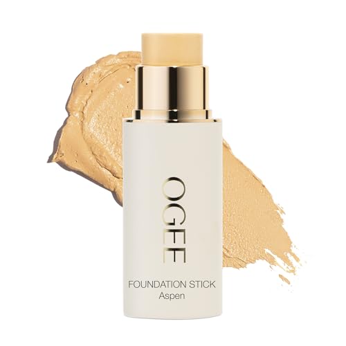 Ogee Foundation Stick - Full Coverage & Even Skin Tone, 70% Organic Ingredients - Aspen 1.0W