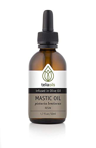 Teliaoils Body Oil - Triple-Infused Mastic for Deep Moisturization & Skin Elasticity - 1.7oz