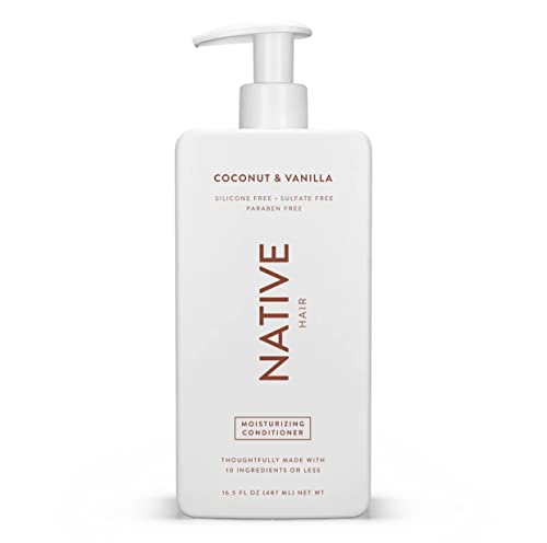 Native Coconut & Vanilla Vegan Conditioner - Moisturizing, Sulfate & Paraben Free - 16.5 fl oz