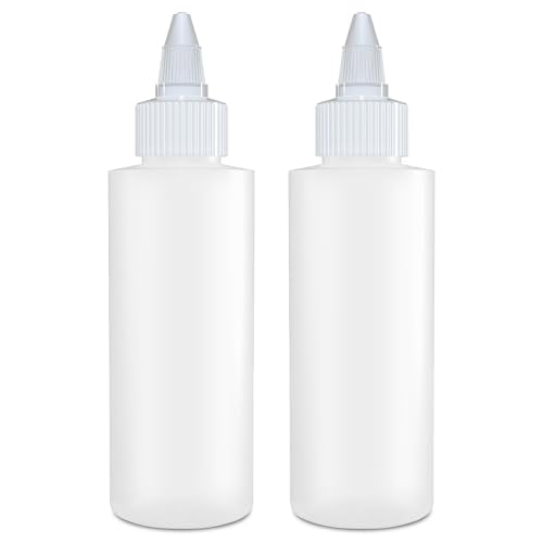 BRIGHTFROM Condiment Squeeze Bottles - Leak-Proof, BPA-Free, Versatile for Sauces & Crafts - 2 Pack