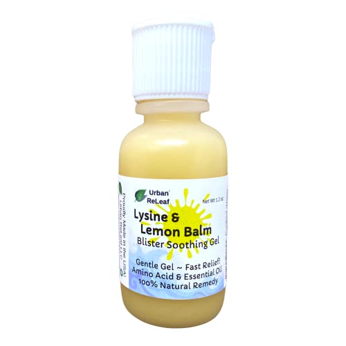 Urban ReLeaf Blister Soothing Gel - Fast Relief with L-Lysine & Lemon Balm - 1.2oz