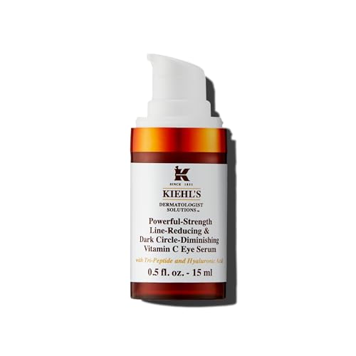 Kiehl's Vitamin C Eye Cream - Reduces Dark Circles & Puffiness, Hydrates & Smooths - 0.5 fl oz