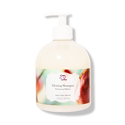 100% PURE Glossy Locks Shampoo - Hydrating Shine Boost, Nourishing Ingredients - 16 Fl Oz