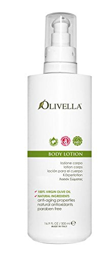 Olivella Virgin Olive Oil Body Lotion - Deep Hydration, Nutrient-Rich Formula - 16.9oz