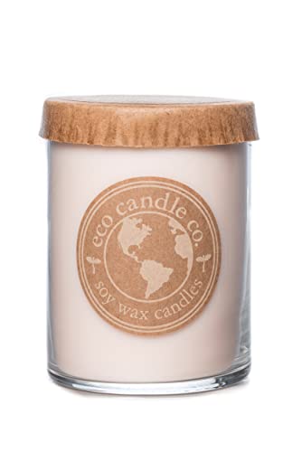 Eco Candle Co. Recycled Candle - Lavender & Rosewood Blend, 100% Soy Wax, 18oz