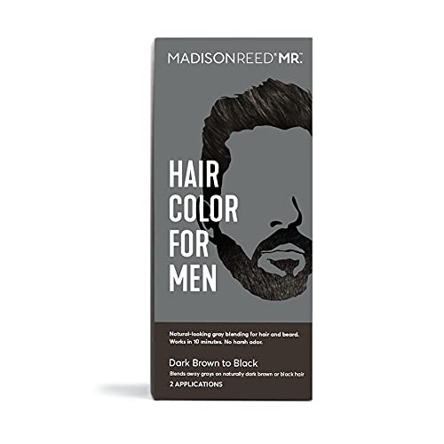 Madison Reed Mr. Hair Color for Men - Reduces Grays, Nourishing Argan Oil & Keratin - 2 Applications