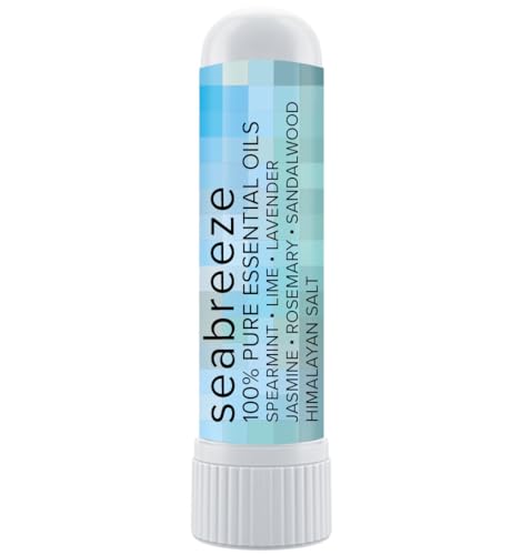 MOXE Seabreeze Nasal Stick - Natural Aromatherapy with Sea Salt & Pure Essential Oils - 0.5oz