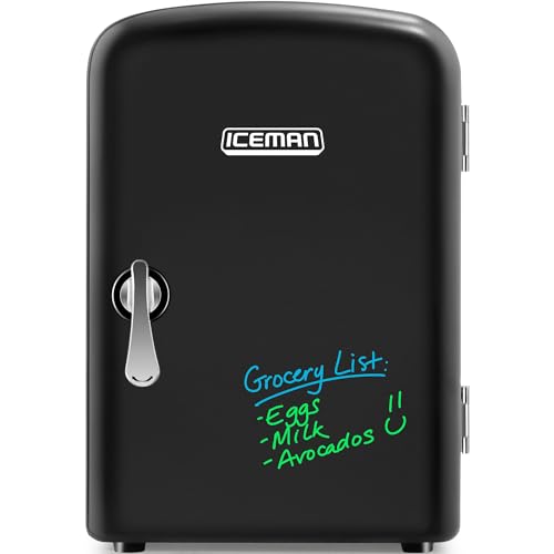 Chefman Mini Portable Fridge - Cools & Heats, 4L Capacity, 100% Freon-Free - Includes Car Charger