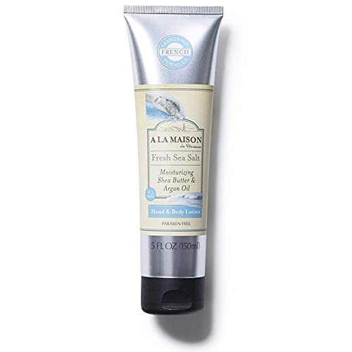 A LA MAISON Body Lotion - Intense Hydration with Shea Butter & Argan Oil, Sea Salt Scent - 5 oz