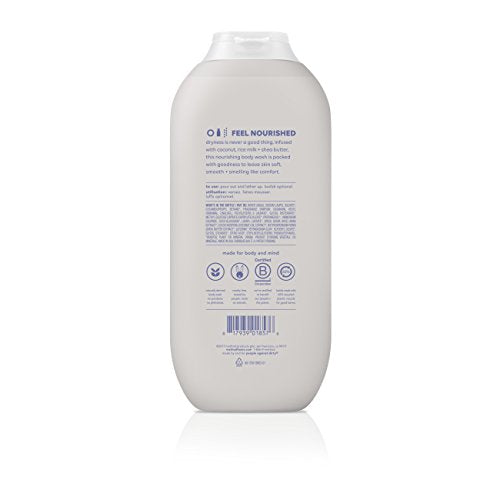 Method Body Wash - Moisturizing Coconut & Rice Milk, Paraben-Free, 65% Recycled Bottle - 18oz