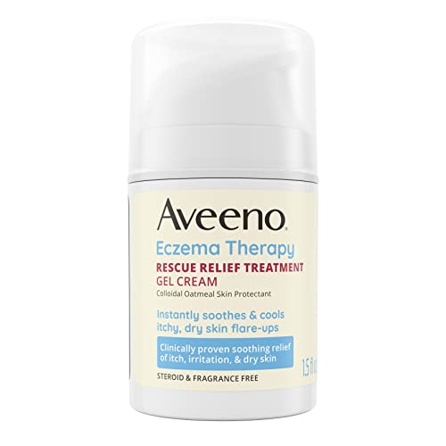 Aveeno Eczema Cream - Relieves Itchy Dry Skin, Colloidal Oatmeal, Steroid-Free - 1.5 fl. oz