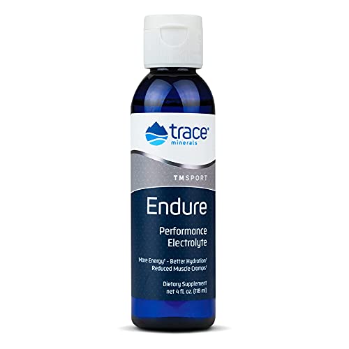 Trace Minerals Endure Electrolyte Powder - Hydration for Endurance, Vegan & Sugar Free - 4 fl oz