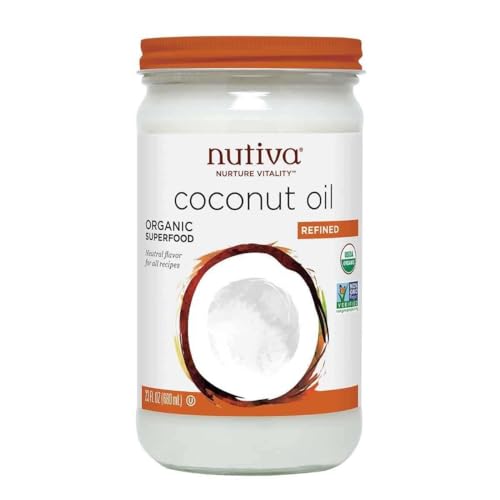 Organic Refined Coconut Oil - Nourishing Carrier Oil for Hair Care, 23oz - Case of 6