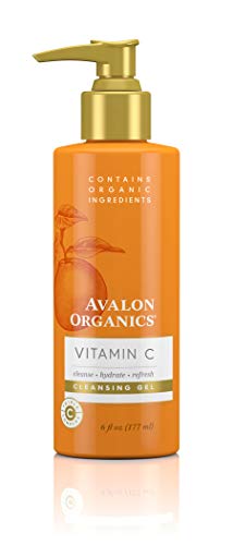 Avalon Organics Facial Cleansing Gel - Natural Vitamin C, Biodegradable, 6 Oz