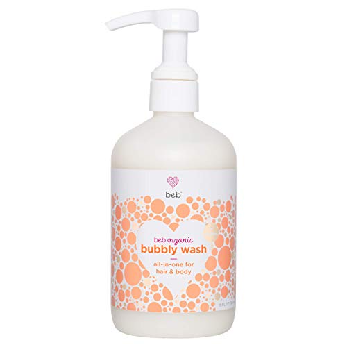 BEB ORGANIC Bubbly Wash - Moisturizing Aloe & Coconut, pH Balanced, Tear-Free - 19oz