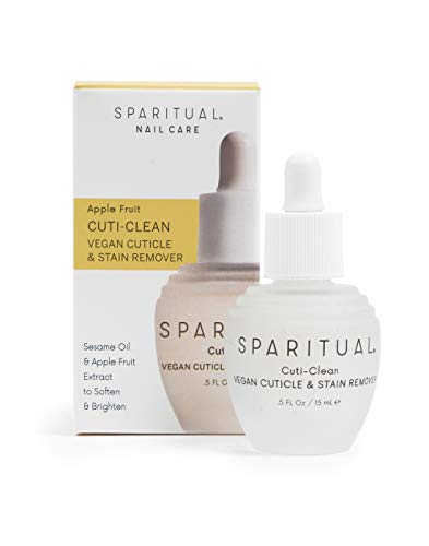 SpaRitual Cuticle Removing Fluid - Citrus & Ginger Scent, Vegan Formula - 0.5oz