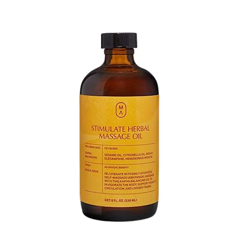 Maharishi Ayurveda Massage Oil - Promotes Youthful Skin, Supports Vitality - 8 Fl Oz