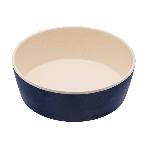 Beco Classic Printed Bamboo Dog Bowl - Durable, Climate Neutral, Night Sky Blue, Small