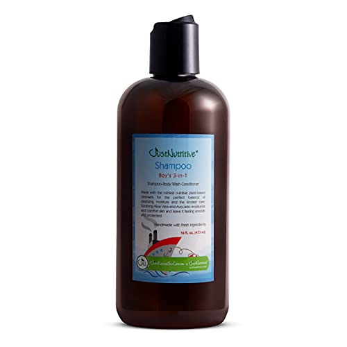 Just Nutritive Kids 3-in-1 Shampoo & Body Wash - Nourishing with Avocado & Jojoba Oils - 8oz