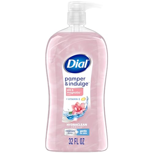 Dial Body Wash - Gentle Clean, Restores Skin Health, Silk Protein & Magnolia Fragrance - 32oz