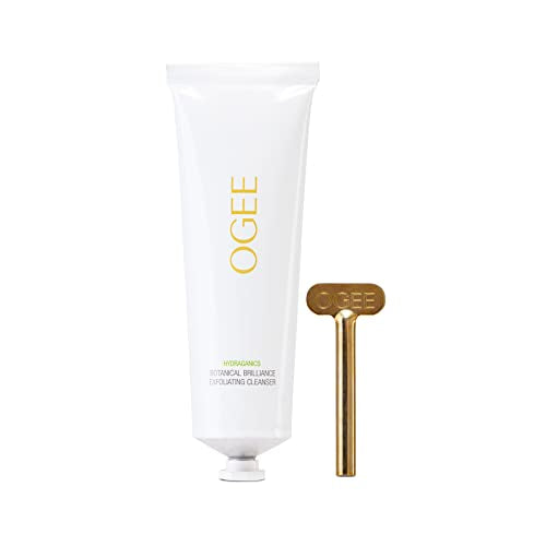 Ogee Botanical Brilliance Facial Cleanser - Gentle Exfoliation, Nourishing Botanicals - 4oz