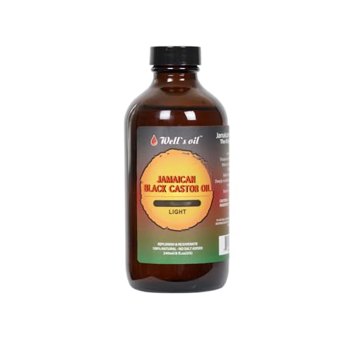 Jamaican Black Castor Oil - Nourishes, Strengthens, Moisturizes Scalp & Hair - 8oz, Vegan