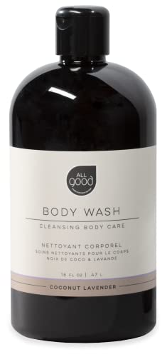 All Good Body Wash - Nourishing Calendula & Lavender Oil Cleanser, Paraben-Free - 16oz