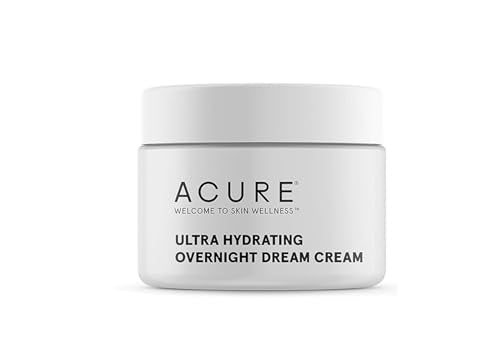 Acure Ultra Hydrating Night Cream - Intense Moisture, Anti-Aging Benefits - 1.7 Fl Oz