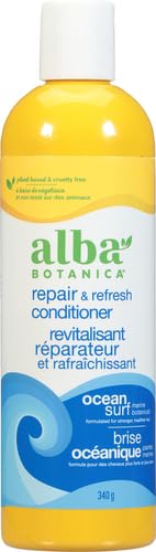 Alba Botanica Repair & Refresh Conditioner - Reduces Split Ends, Nourishes Scalp - 12 Oz