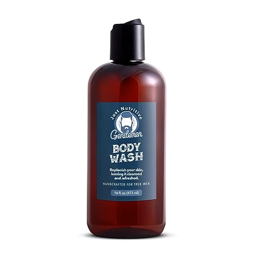 Just Nutritive Body Wash for Men - Hydrating & Nourishing, Natural Ingredients - 8oz