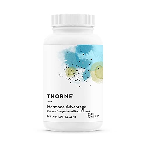 THORNE Hormone Advantage - Estrogen Support for Men & Women, DIM & Pomegranate - 60 Capsules