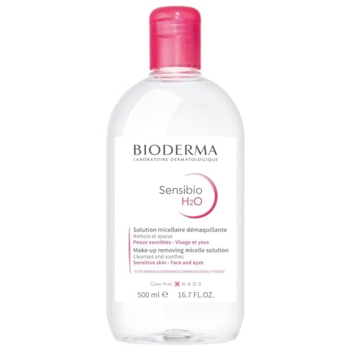 Bioderma Sensibio H2O Micellar Water - Gentle Makeup Remover for Sensitive Skin - 500ml