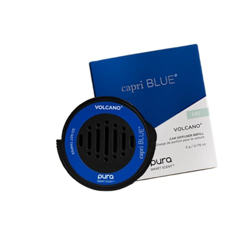 Capri Blue Volcano Car Air Freshener Refills - Tropical Citrus Aroma, Long-Lasting - 2 Pack