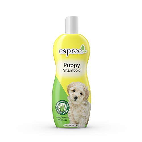 Espree Dog Shampoo - Gentle Tearless Clean for Puppies, Hypo-Allergenic, Aloe Vera - 20oz