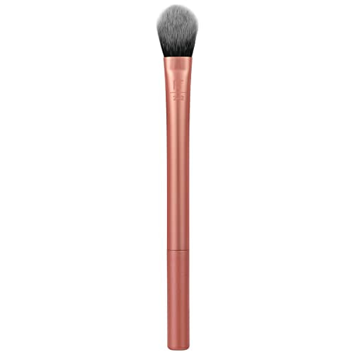 Real Techniques Brightening Concealer Brush - Smooth Coverage, Vegan, Pink - 1pc