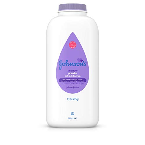Johnson's Baby Powder - Soothing Lavender, Hypoallergenic, Naturally Derived - 15oz