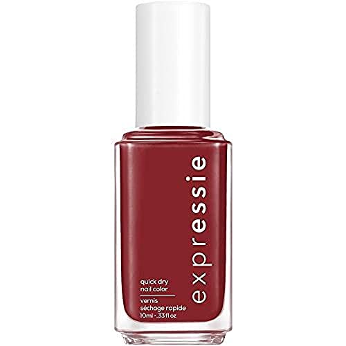 Essie expressie Quick-Dry Nail Polish - 8-Free Vegan Formula, Wine Red, 0.33 fl oz