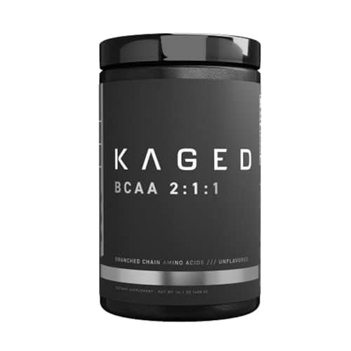 Kaged BCAAs Powder - 5g Plant-Based Amino Acids, Fermented, No Fillers - 72 Servings