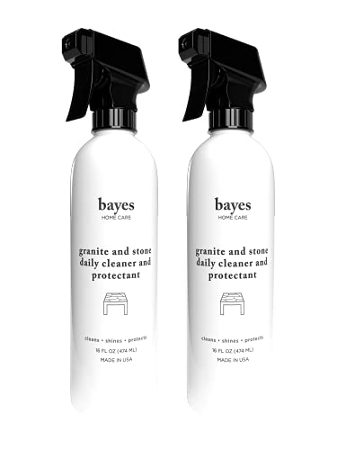 Bayes All Purpose Cleaner - Cleans & Protects Natural Stone Surfaces, Citrus Scent - 16 oz, 2 Pack