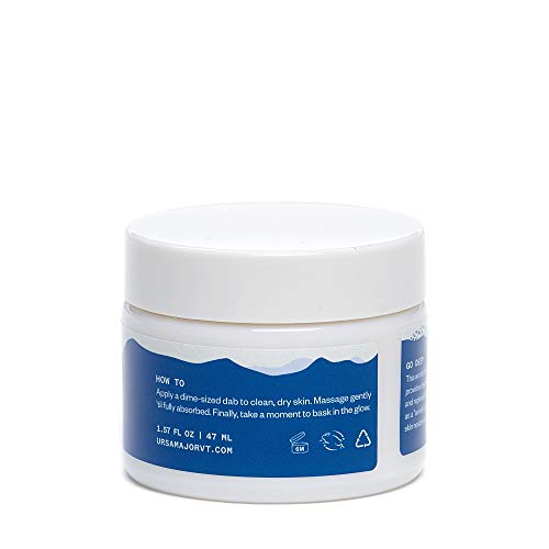 Ursa Major Face Moisturizer - Hydrating Recovery Cream, Natural Ingredients - 1.57 oz