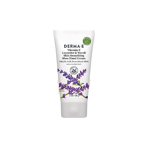 derma e Shea Hand Cream - Intense Moisture & Antioxidant Protection, Lavender & Neroli - 4oz