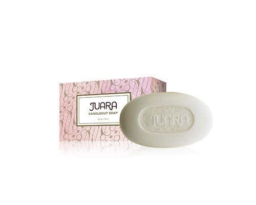 Juara Candlenut Bar Soap - Gently Cleanses, Deeply Moisturizes, Pure Ingredients - 4.2 oz