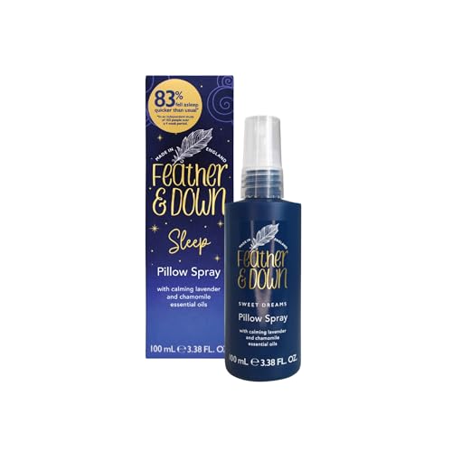 Feather & Down Pillow Spray - Calming Lavender & Chamomile for Restful Sleep, 100ml