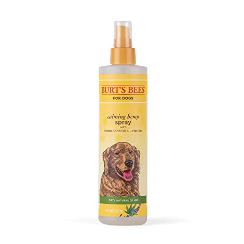 Burt's Bees Dog Spray - Calming Lavender & Hemp Seed Oil, pH Balanced, 10 Fl Oz