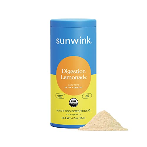 Sunwink Superfood Powder - Supports Digestion & Detox, Organic Ingredients - 4.2oz, 20 Servings